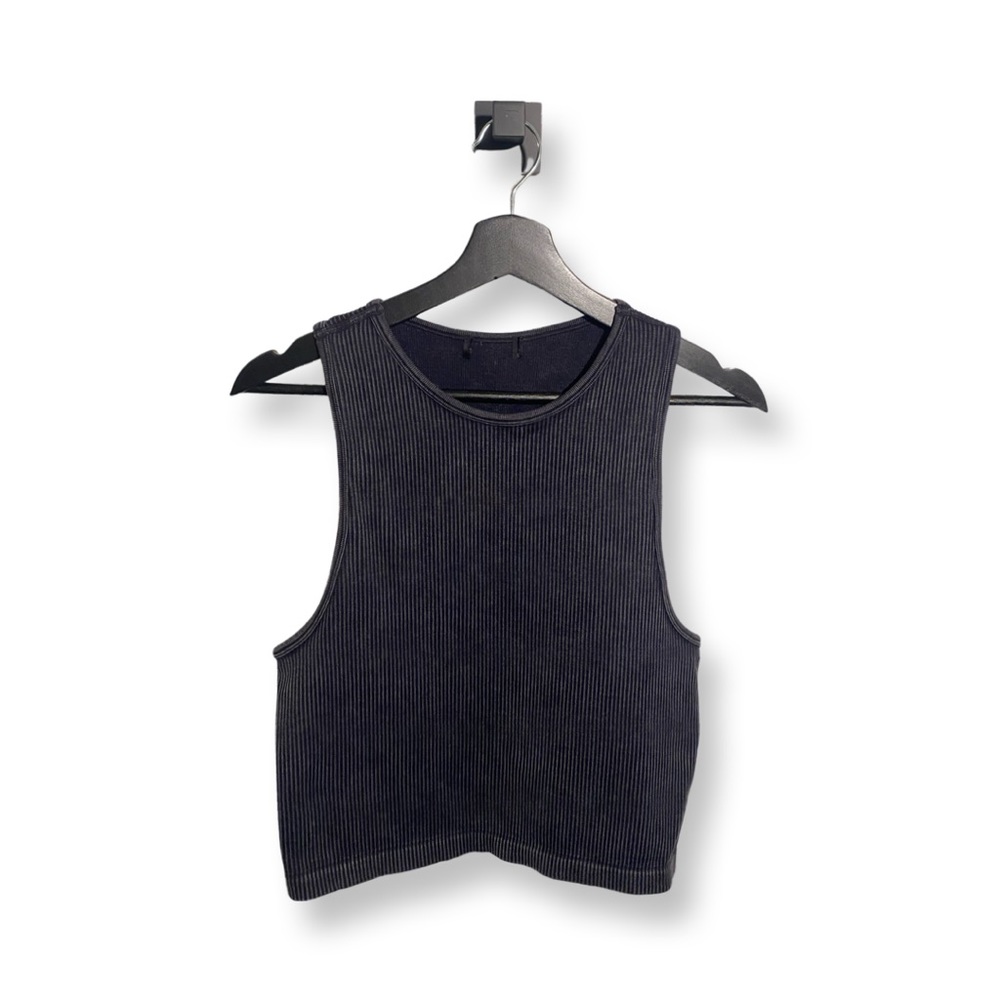 Washed Ribbed Top
